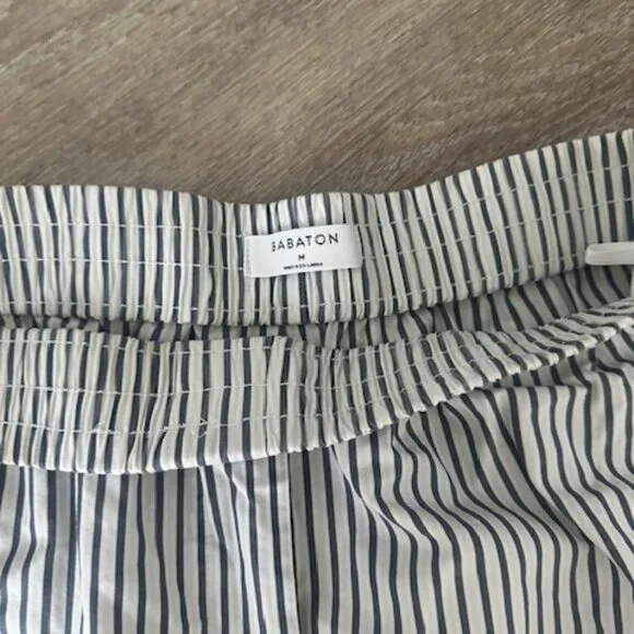 Aritzia Babton Striped Boxer Shorts - Picture 2 of 3